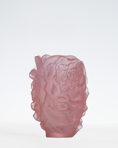 Ваза Daum Camellia Cristal Pink